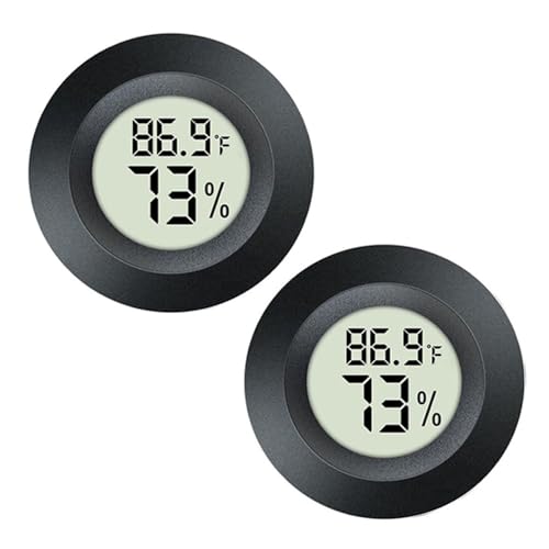 JEDEW 2 Pack Digital Hygrometer Thermometer Indoor Humidity Monitor