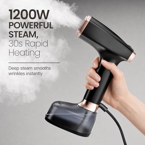SpinKaze Garment Steamer for Clothes 1200W with LCD Display & 370ml Tank