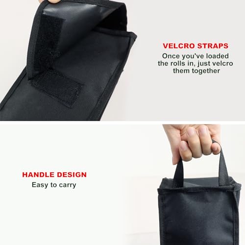 Delixike Black 30in Gift Wrapping Paper Storage Organizer Fits 9 Rolls