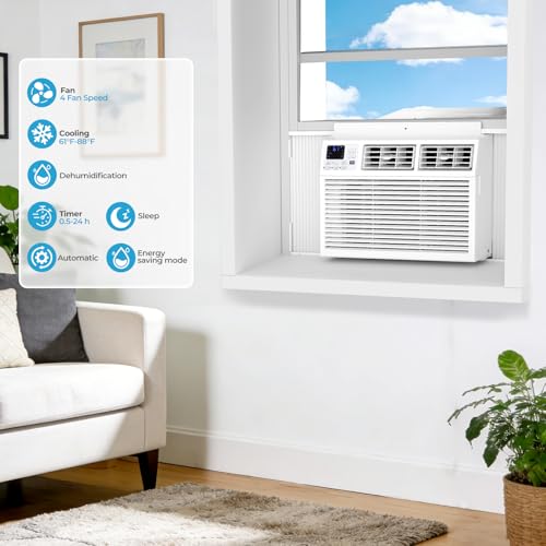 10,000 BTU Window Air Conditioner for Rooms up to 450 Sq Ft