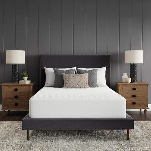 Queen Size Cotton Fitted Mattress Pad - 18 Inch Deep, Machine Washable