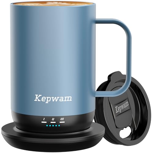 Smart Self-Heating Coffee Mug, 16oz Rechargeable Electric Heated Mug
