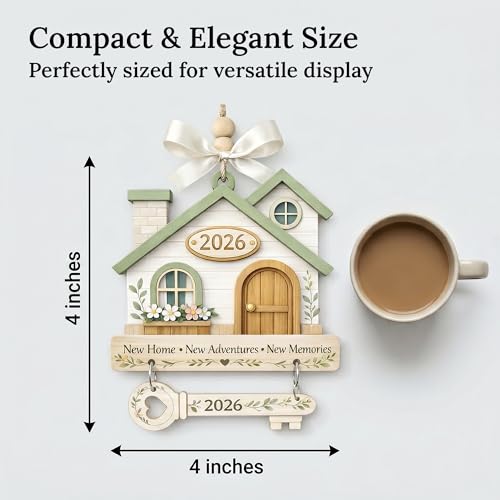 2026 Home Sweet Home Ornament, Housewarming Gift for First Home