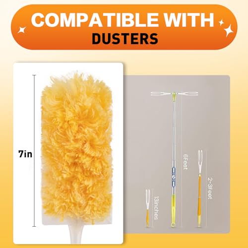 Heavy Duty Disposable Duster Refills - Multi-Surface Cleaning (25 Pack)