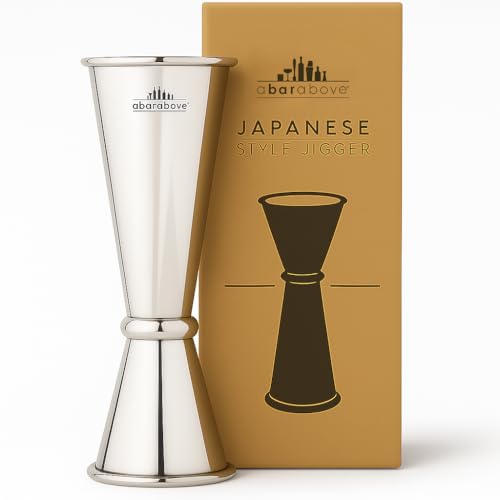 A Bar Above Japanese Style 10-Measurement Stainless Steel Bar Jigger - 1 Pack