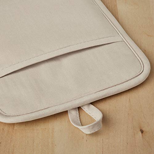 Ribbed Silicone Pot Holders 2-Pack - Heat Resistant 7x9 Inch Hot Pads