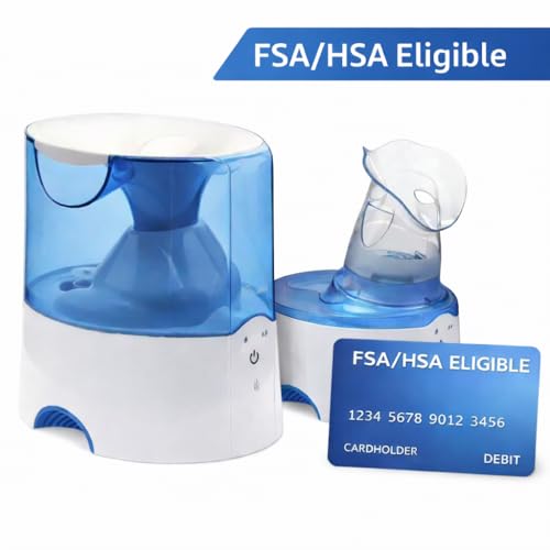 Warm Mist Humidifier and Personal Steam Inhaler, 0.5 Gallon