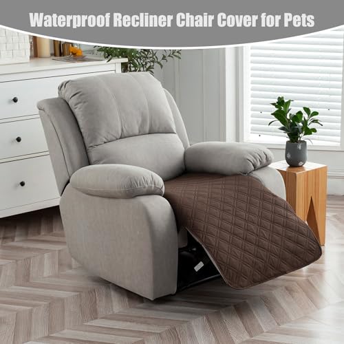 Waterproof Recliner Chair Cover - Non-Slip Furniture Protector, 23.6"