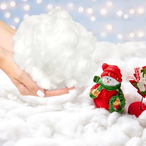 Apragaz 0.7 lb Fake Snow for Christmas Decorations Indoor Winter Village & Tree