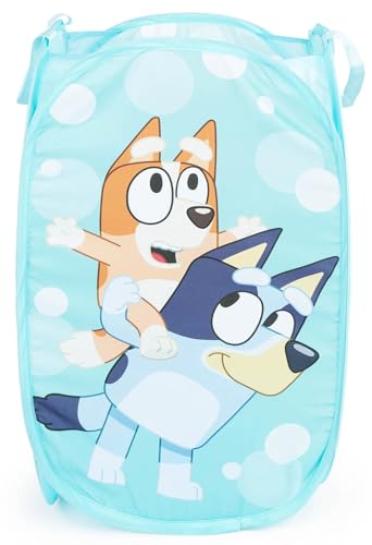 Kids Pop-Up Mesh Laundry Hamper - Foldable Storage Basket for Toys