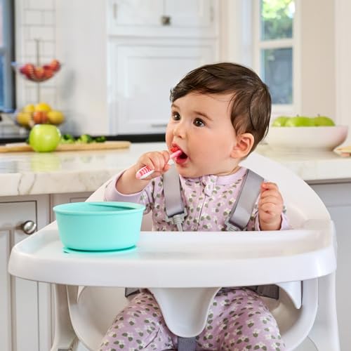 Silicone Baby Training Spoons for Self Feeding and Weaning 3-Pack