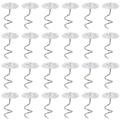 200 Clear Upholstery Pins for Bed Skirts & Furniture Covers