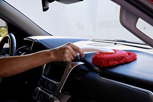 Mini Car Dashboard Duster - Wax-Treated Cotton Interior Cleaning Brush