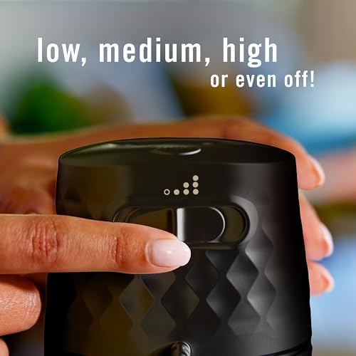 Plug-In Oil Diffuser Air Freshener Starter Kit with Scent Booster - Black