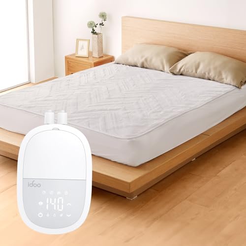 Queen Size Water Heated Mattress Pad - 4 Modes, 12 Timers, Quiet Operation