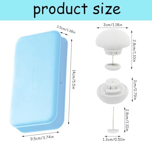 20-Pack Duvet Cover Clips with Storage Box - Safe Locking Quilt Fasteners