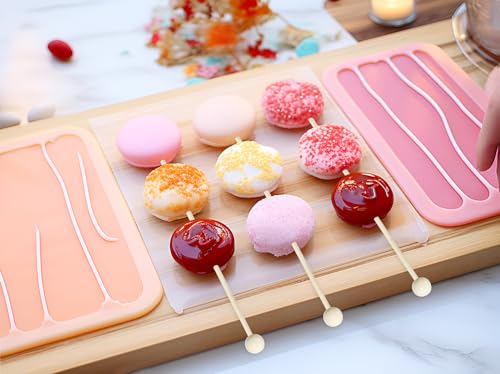 PENTA ANGEL 15cm Natural Wooden Cake Pop Sticks 50 Pack for Desserts & Party Decorations