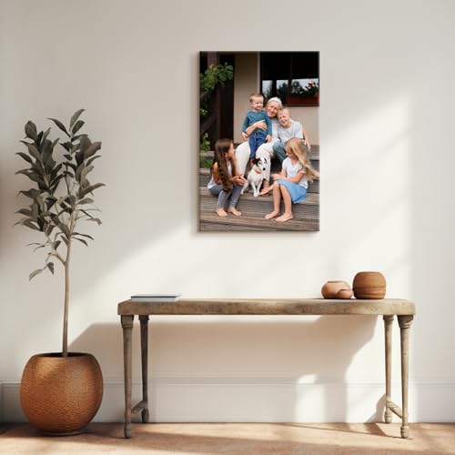 Personalized Photo Canvas Wall Art Custom Print 12x8 Vertical