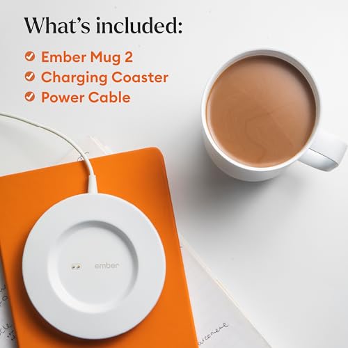 Ember Temperature Control Smart Mug 2 - White / 14 Oz - App-Controlled Heated Coffee Mug