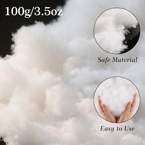 GlyinnHe Christmas Fake Snow Decor, Artificial Clouds Cotton Fluffy