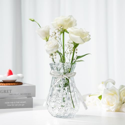 Clear Deco Granules - 16,999 Pcs, 2 Gal Vase Filler, Reusable & Durable