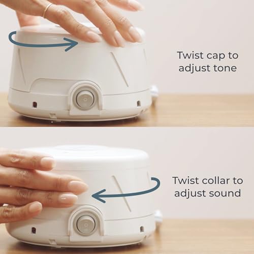 Classic Fan-Based White Noise Sound Machine for Sleep & Privacy - White