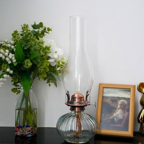 #2 Size Oil Lamp Replacement Burner with Wick for 3-Inch Base Chimney