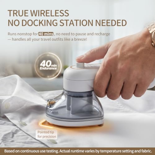Portable Cordless Mini Iron – USB Rechargeable Travel Steam Iron