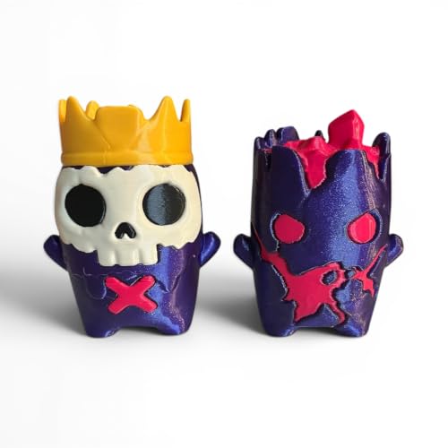 2.5-Inch Kawaii Sprite Collectible Figures, Set of 2 Gaming Desk Toys