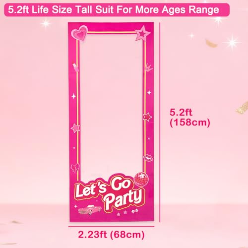 5.2ft Life-Size Doll Box Photo Booth Prop for Party Decorations