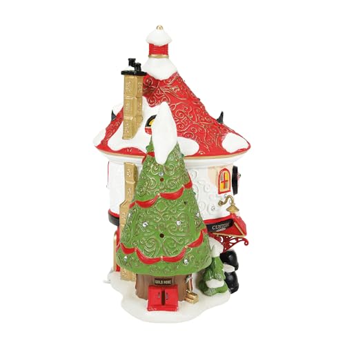 Department 56 Blingtastic Jewelers North Pole Village Lit Building – 7.72 in, Multicolor