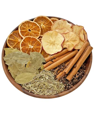 Natural Christmas Stovetop Potpourri Set with Dried Fruit and Spices