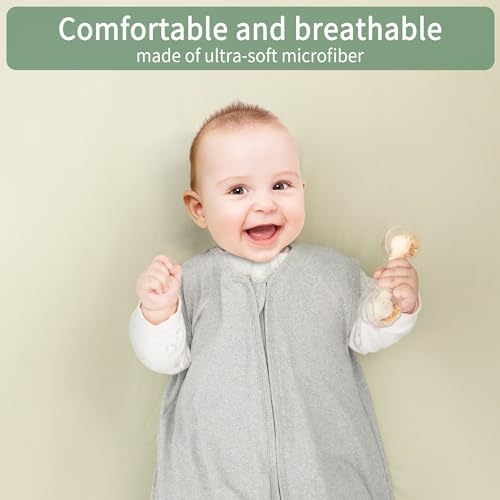 GUNTAIL Baby Crib Sheets 2-Pack, Soft Microfiber Fitted Sheet for Standard Crib and Toddler Mattress 52x28 Inch, Brown & Green