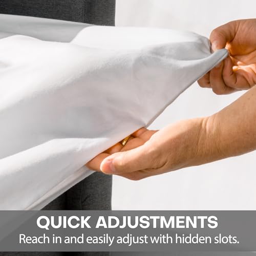Ultra Soft 100% Cotton Duvet Cover with Zipper Closure - Full/Queen