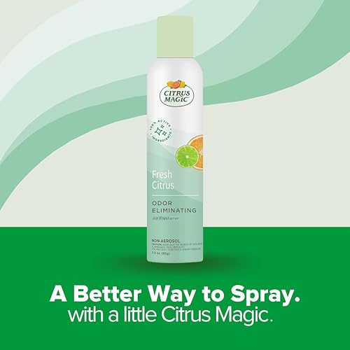 Citrus Odor Eliminator Air Freshener Spray - Non-Aerosol, 3 oz (3-Pack)
