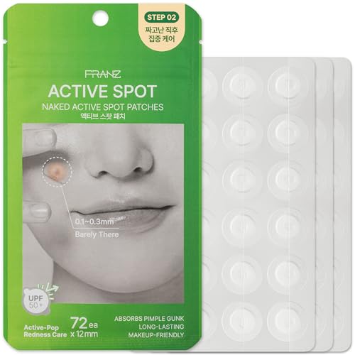 Hydrocolloid Pimple Patches with Tea Tree - 72 Count Ultra-Thin Acne Spot Cover