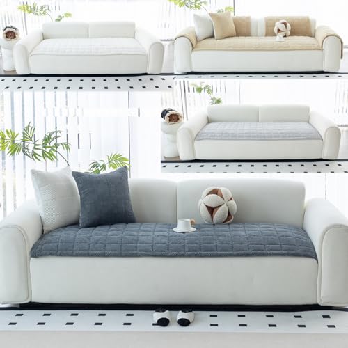 Washable Waterproof Sofa Cover for Pets - Non-Slip Plush Fabric, 70x120cm