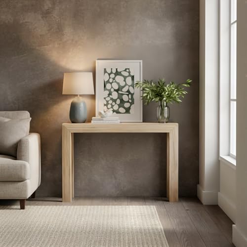 Solid Wood Console Table, 46-Inch Modern Entryway Sofa Table