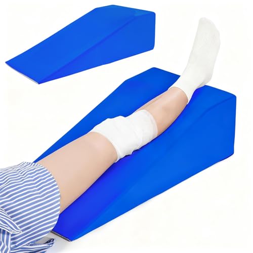Knee Elevation Pillow for Post Surgery Recovery | Cooling Foam Wedge