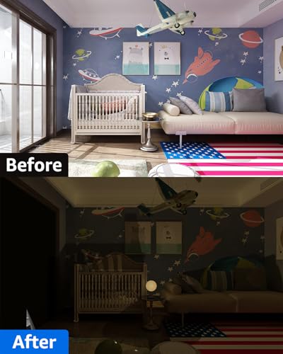 Portable 100% Blackout Curtains 42"x60" - Thermal Insulated Shades