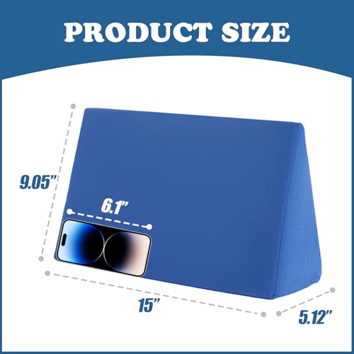 Compact Wedge Pillow for Pain Relief and Positioning Support