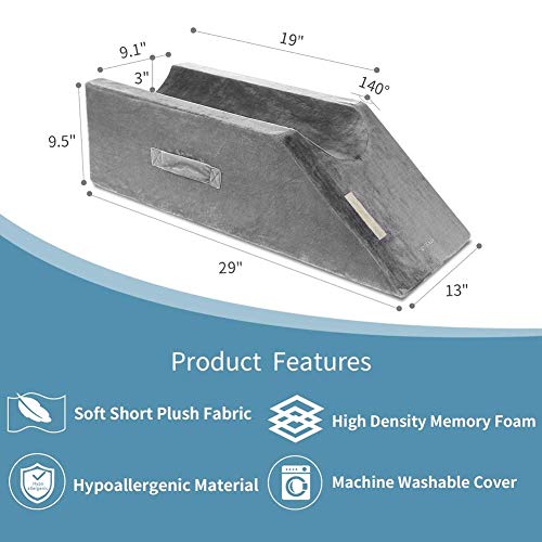 Memory Foam Leg Support Pillow for Recovery & Elevation