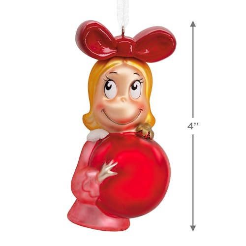 Hallmark Dr. Seuss's Grinch Cindy-Lou Who Christmas Ornament - Glass Holiday Decor
