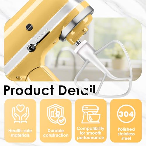 3-Piece Stand Mixer Attachment Set for 4.5-5 Quart Tilt-Head Mixers