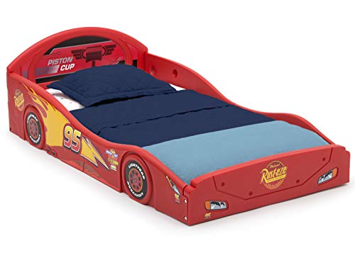 Lightning McQueen Plastic Toddler Bed for Kids