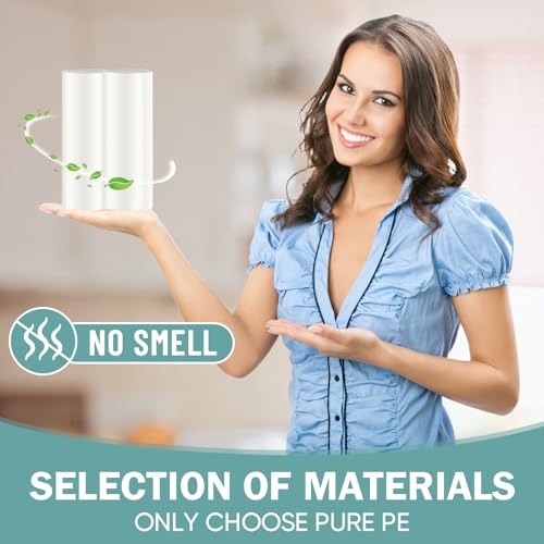 4 Gallon Small Trash Bags - 100 Count Unscented Leak-Proof Garbage Bags