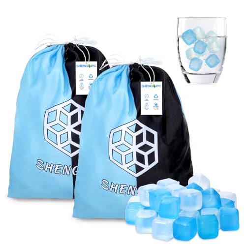 Blue 720 Pack Reusable Ice Cubes for Cold Therapy, Drinks & Food Preservation