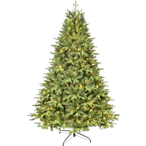 Treepool 6FT Prelit Artificial Christmas Tree with 1720 Tips & 400 Warm White Lights - Model VFP60TP-1458T-400L