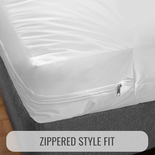 DMI Waterproof Twin Mattress Protector - Zippered Encasement Cover
