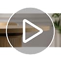 70-Inch Oval Dining Table, Modern Farmhouse Kitchen Table for 4-6 People